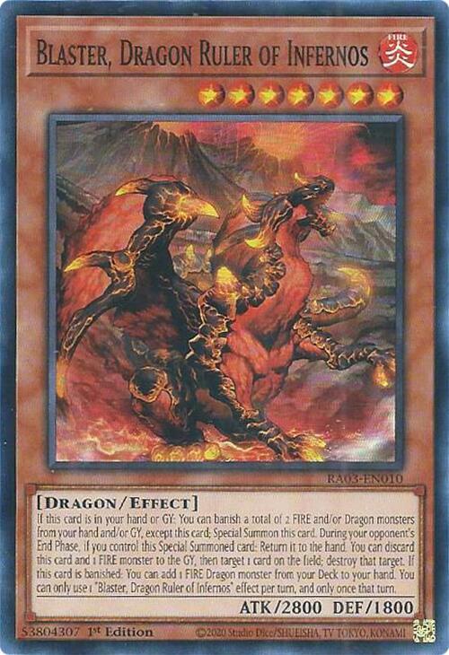 Blaster, Dragon Ruler of Infernos (RA03-EN010) (RA03)