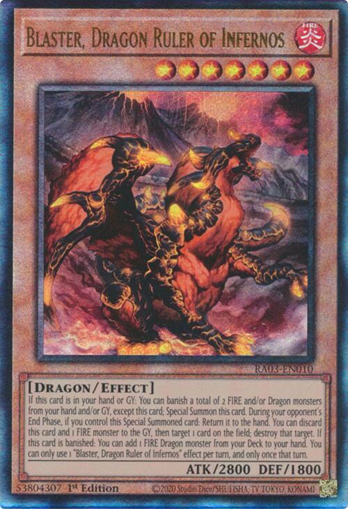 Blaster, Dragon Ruler of Infernos (PUR) (RA03-EN010) (RA03)