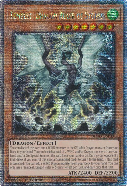 Tempest, Dragon Ruler of Storms (Quarter Century Secret Rare) (RA03-EN011) (RA03)