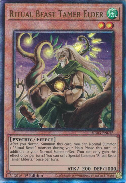 Ritual Beast Tamer Elder (PUR) (RA03-EN012) (RA03)