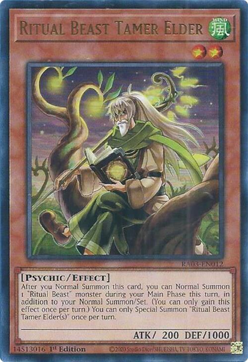 Ritual Beast Tamer Elder (UR) (RA03-EN012) (RA03)