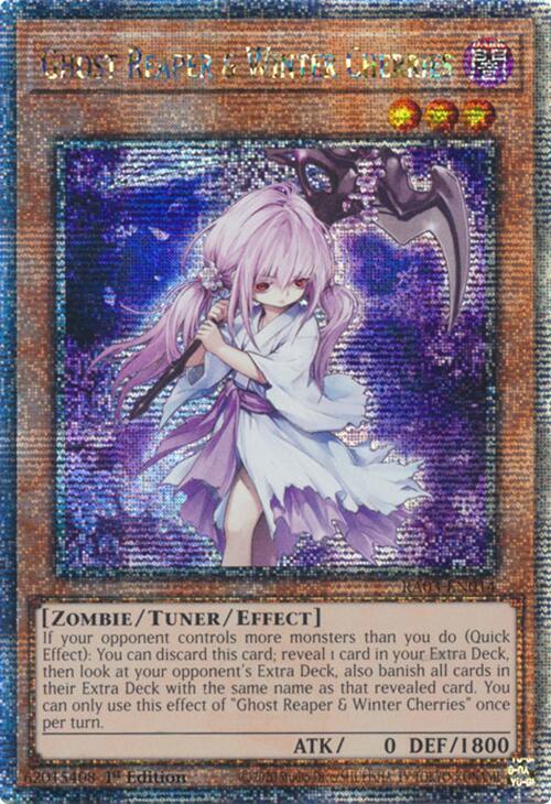 Ghost Reaper & Winter Cherries (Quarter Century Secret Rare) (RA03-EN014) (RA03)