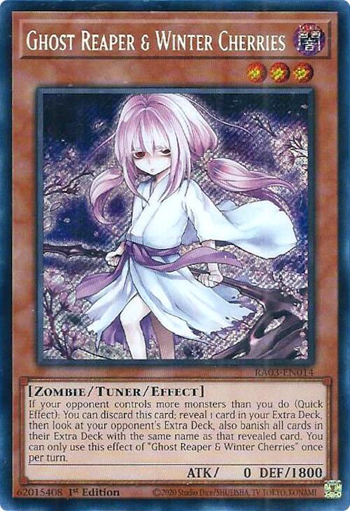 Ghost Reaper & Winter Cherries (Alternate Art) (Secret Rare) (RA03-EN014) (RA03)