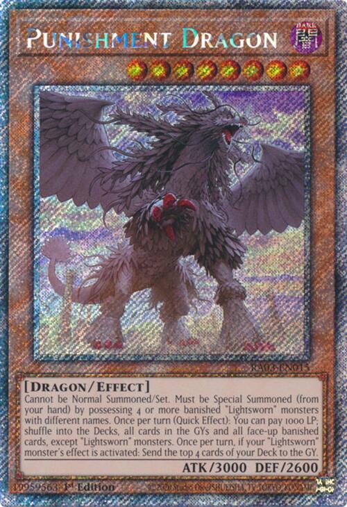 Punishment Dragon (Platinum Secret Rare) (RA03-EN015) (RA03)
