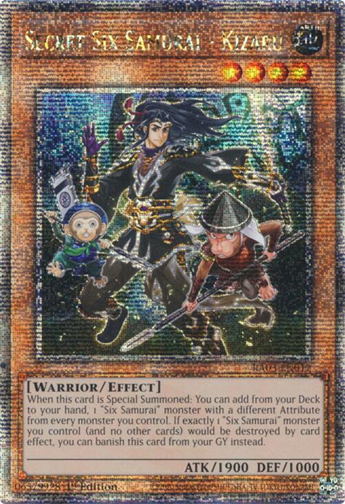 Secret Six Samurai - Kizaru (Quarter Century Secret Rare) (RA03-EN017) (RA03)
