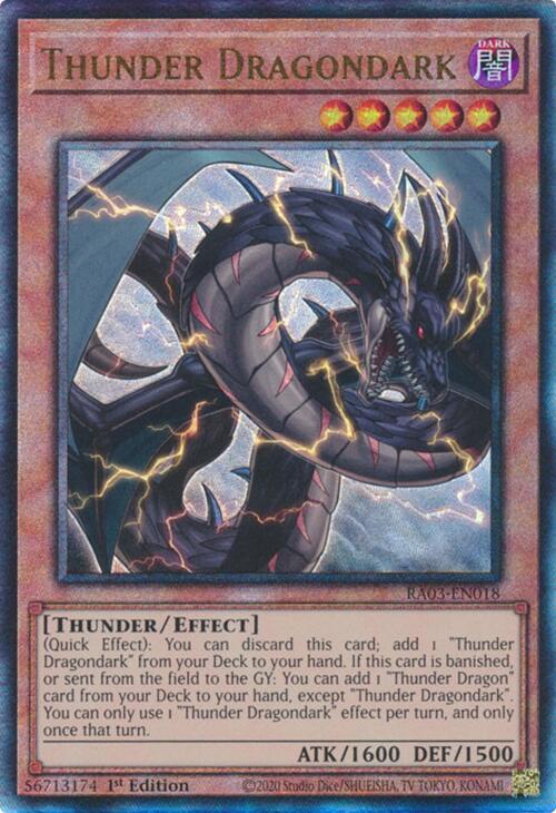 Thunder Dragondark (PUR) (RA03-EN018) (RA03)