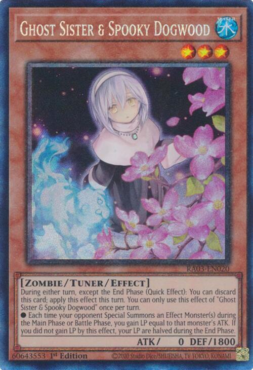 Ghost Sister & Spooky Dogwood (Alternate Art) (PCR) (RA03-EN020) (RA03)