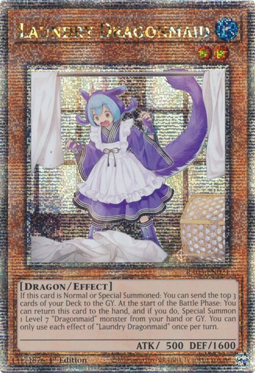 Laundry Dragonmaid (Quarter Century Secret Rare) (RA03-EN021) (RA03)