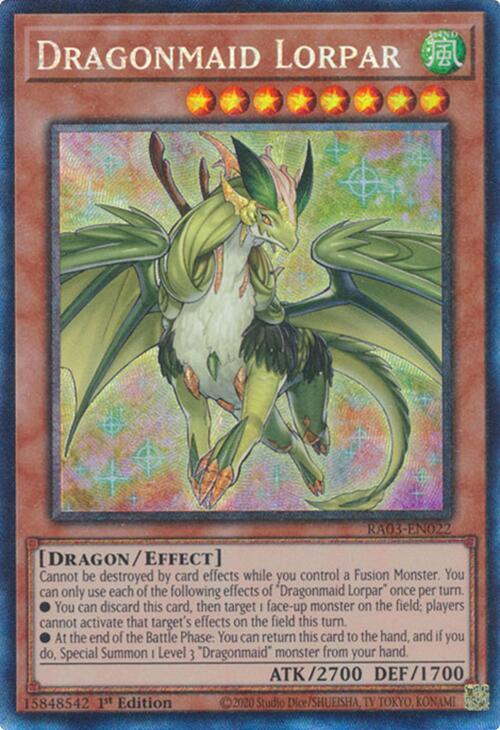 Dragonmaid Lorpar (PCR) (RA03-EN022) (RA03)