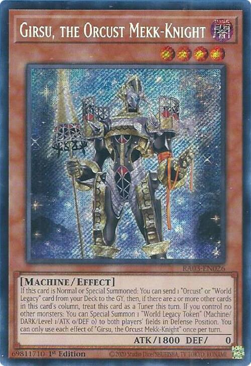 Girsu, the Orcust Mekk-Knight (Secret Rare) (RA03-EN026) (RA03)