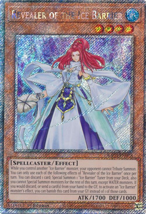 Revealer of the Ice Barrier (Platinum Secret Rare) (RA03-EN028) (RA03)