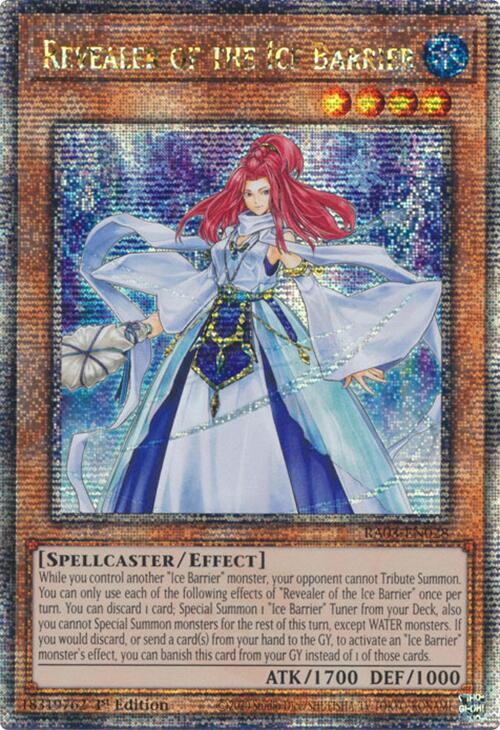 Revealer of the Ice Barrier (Quarter Century Secret Rare) (RA03-EN028) (RA03)