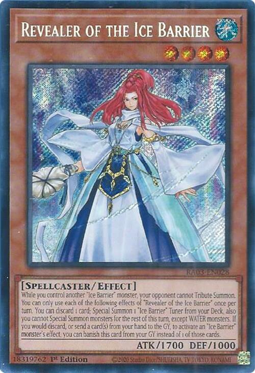 Revealer of the Ice Barrier (Secret Rare) (RA03-EN028) (RA03)