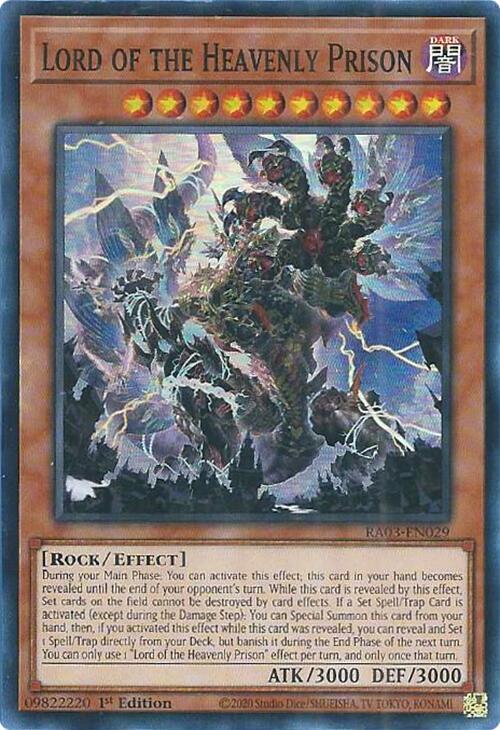 Lord of the Heavenly Prison (RA03-EN029) (RA03)
