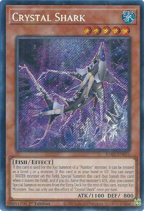 Crystal Shark (Secret Rare) (RA03-EN031) (RA03)