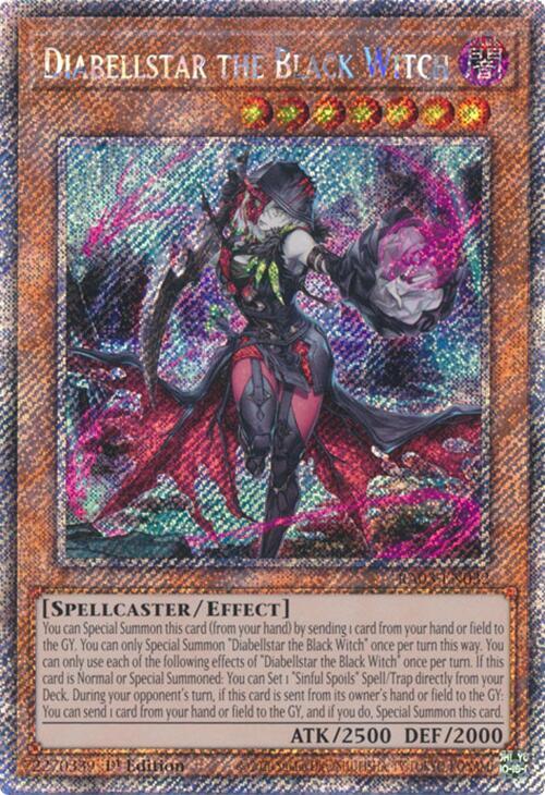 Diabellstar the Black Witch (Platinum Secret Rare) (RA03-EN032) (RA03)