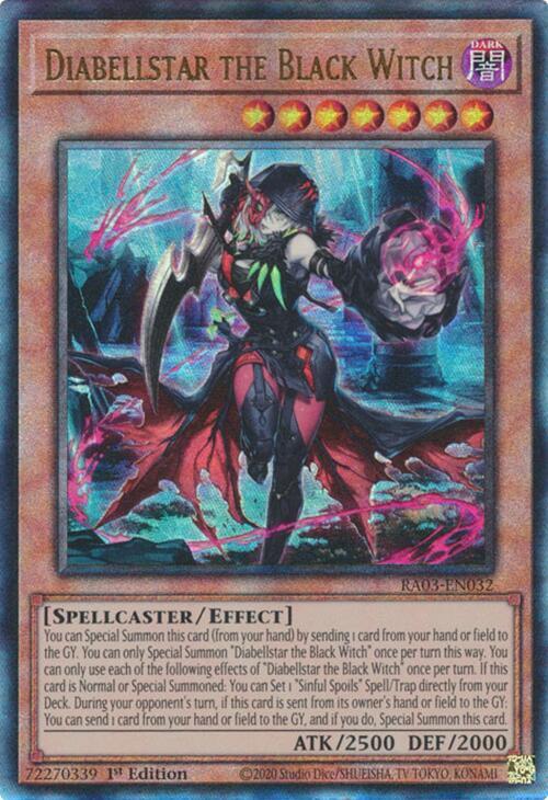 Diabellstar the Black Witch (PUR) (RA03-EN032) (RA03)