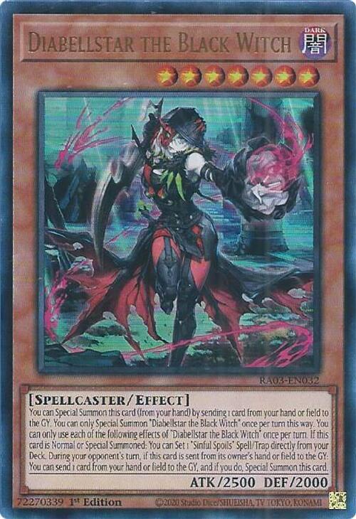 Diabellstar the Black Witch (UR) (RA03-EN032) (RA03)