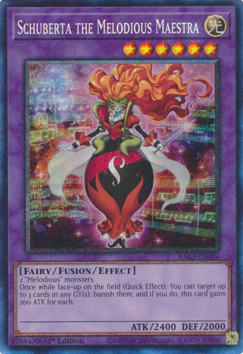 Schuberta the Melodious Maestra (PCR) (RA03-EN034) (RA03)