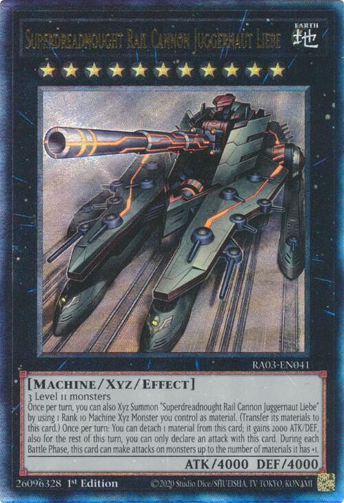 Superdreadnought Rail Cannon Juggernaut Liebe (PUR) (RA03-EN041) (RA03)