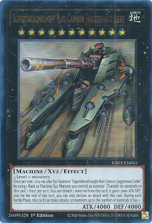 Superdreadnought Rail Cannon Juggernaut Liebe (UR) (RA03-EN041) (RA03)