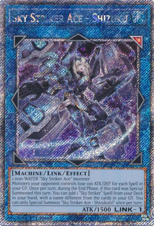 Sky Striker Ace - Shizuku (Platinum Secret Rare) (RA03-EN043) (RA03)