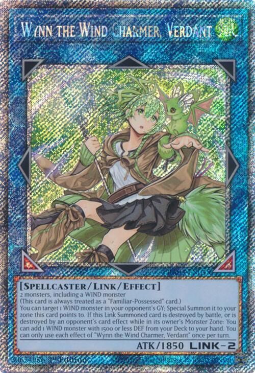 Wynn the Wind Charmer, Verdant (Platinum Secret Rare) (RA03-EN045) (RA03)
