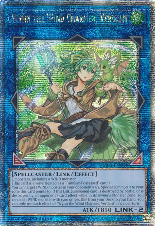 Wynn the Wind Charmer, Verdant (Quarter Century Secret Rare) (RA03-EN045) (RA03)