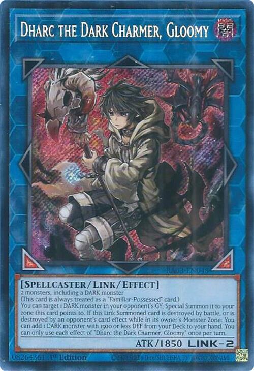 Dharc the Dark Charmer, Gloomy (Secret Rare) (RA03-EN048) (RA03)