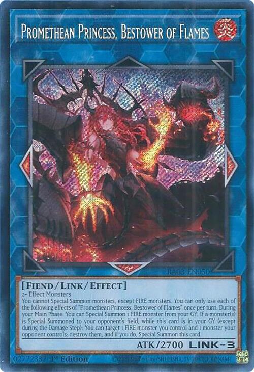 Promethean Princess, Bestower of Flames (Secret Rare) (RA03-EN050) (RA03)