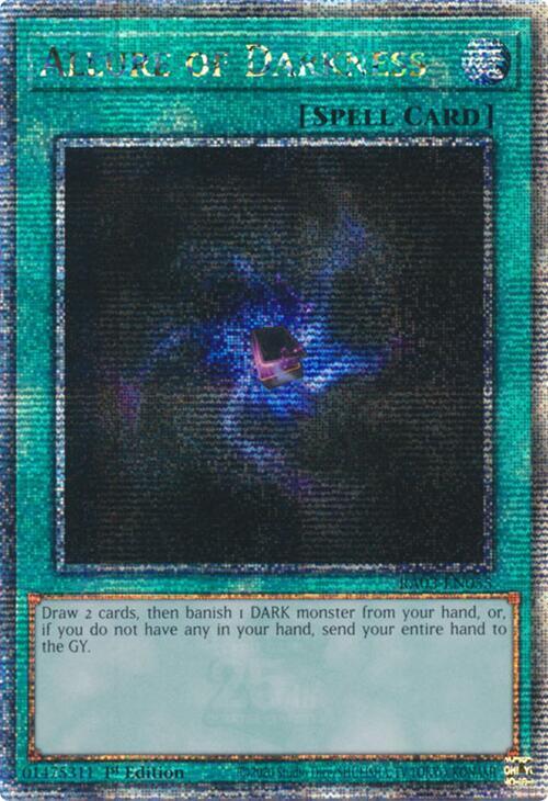 Allure of Darkness (Quarter Century Secret Rare) (RA03-EN055) (RA03)