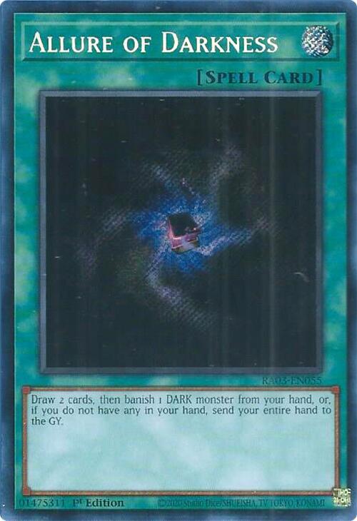 Allure of Darkness (Secret Rare) (RA03-EN055) (RA03)