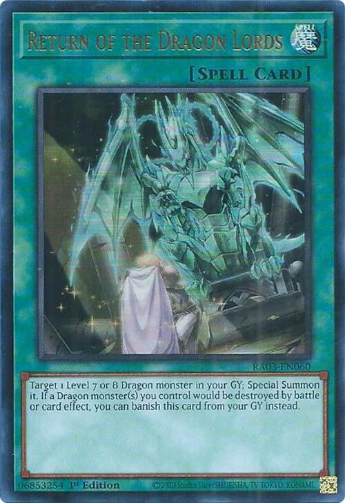 Return of the Dragon Lords (UR) (RA03-EN060) (RA03)