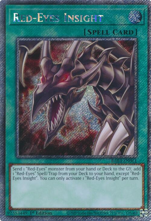 Red-Eyes Insight (Platinum Secret Rare) (RA03-EN061) (RA03)