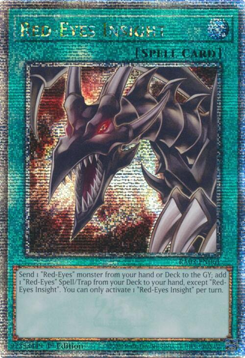 Red-Eyes Insight (Quarter Century Secret Rare) (RA03-EN061) (RA03)