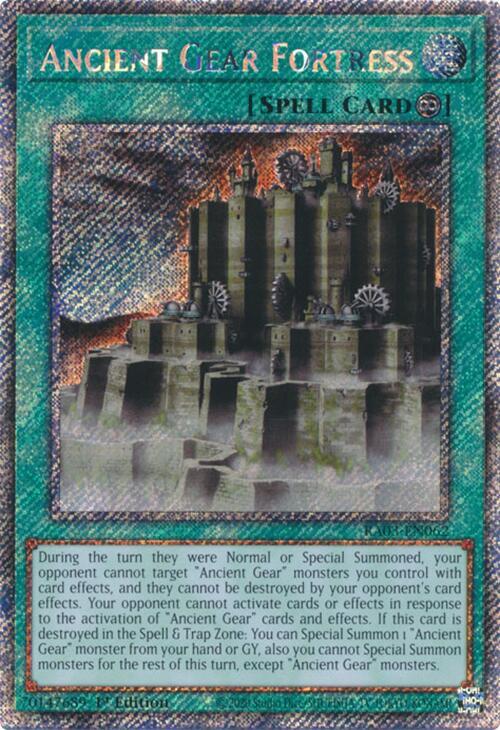Ancient Gear Fortress (Platinum Secret Rare) (RA03-EN062) (RA03)