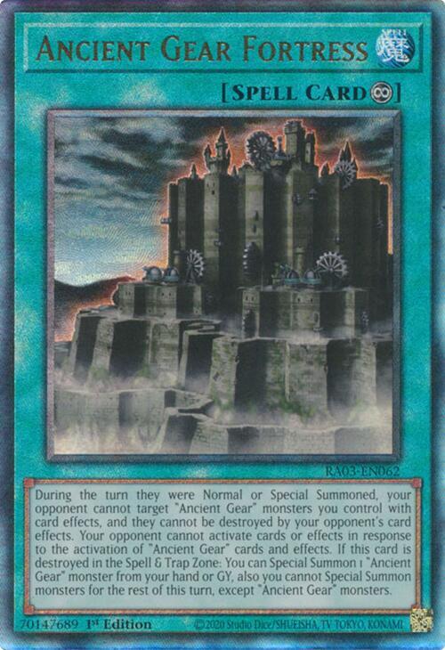 Ancient Gear Fortress (PUR) (RA03-EN062) (RA03)