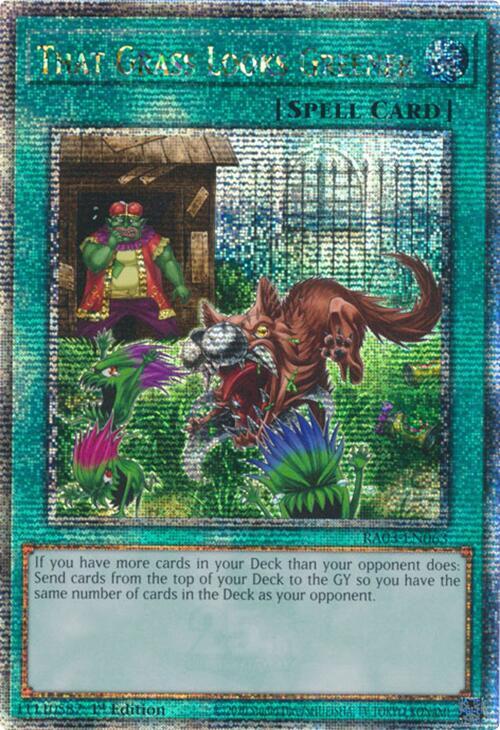 That Grass Looks Greener (Quarter Century Secret Rare) (RA03-EN063) (RA03)