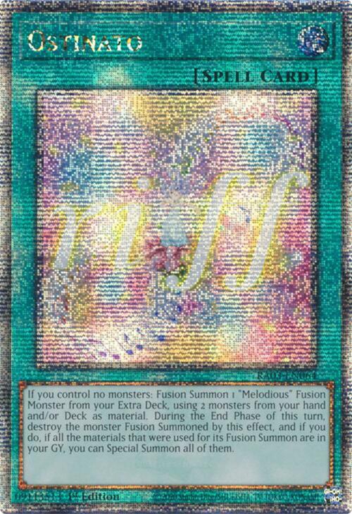 Ostinato (Quarter Century Secret Rare) (RA03-EN064) (RA03)