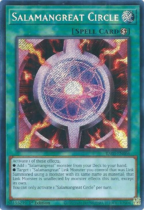 Salamangreat Circle (Secret Rare) (RA03-EN066) (RA03)