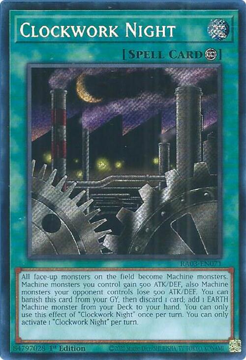 Clockwork Night (Secret Rare) (RA03-EN071) (RA03)