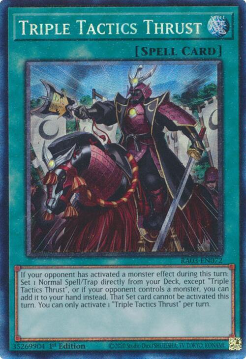 Triple Tactics Thrust (PCR) (RA03-EN072) (RA03)