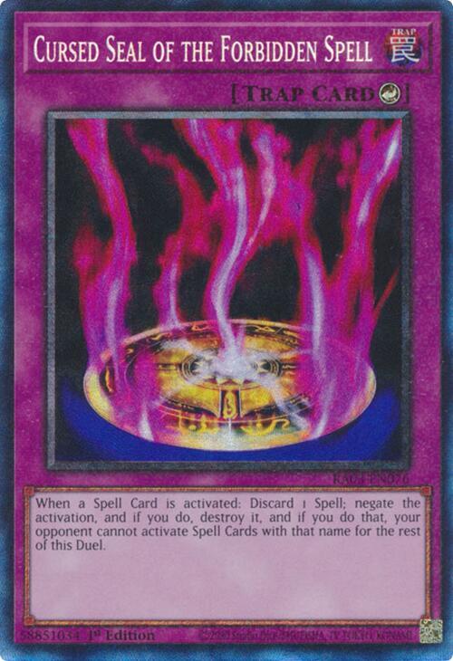 Cursed Seal of the Forbidden Spell (PCR) (RA03-EN076) (RA03)