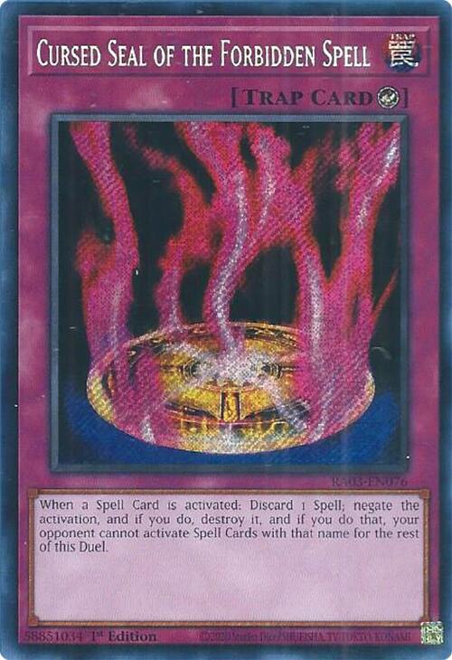 Cursed Seal of the Forbidden Spell (Secret Rare) (RA03-EN076) (RA03)