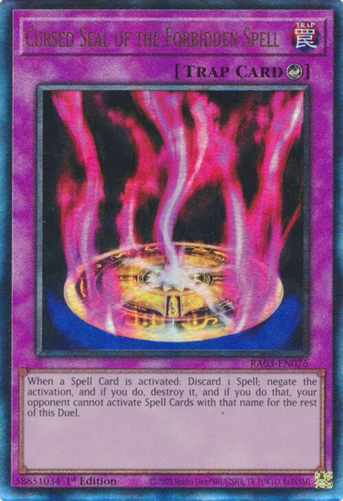 Cursed Seal of the Forbidden Spell (PUR) (RA03-EN076) (RA03)