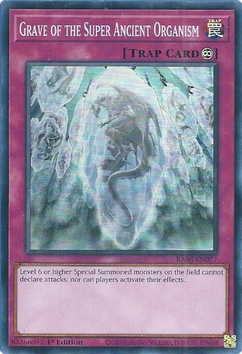 Grave of the Super Ancient Organism (RA03-EN077) (RA03)