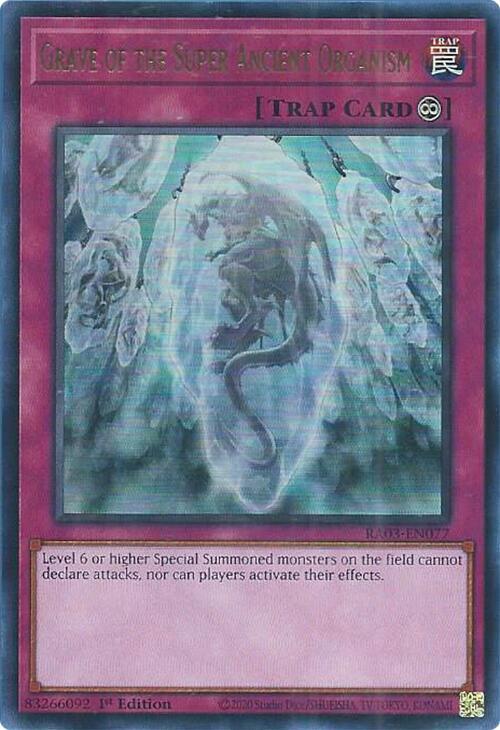 Grave of the Super Ancient Organism (UR) (RA03-EN077) (RA03)