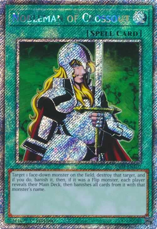 Nobleman of Crossout (Platinum Secret Rare) (RA03-EN102) (RA03)