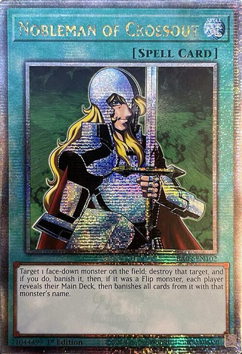 Nobleman of Crossout (Quarter Century Secret Rare) (RA03-EN102) (RA03)