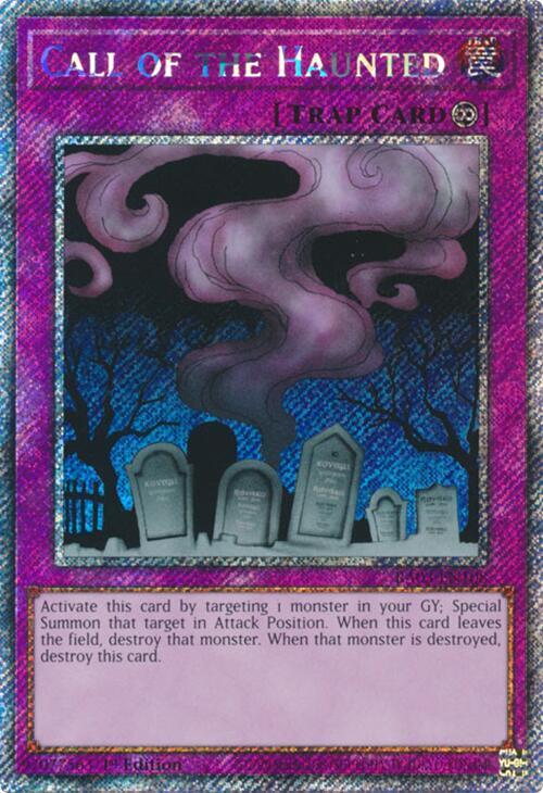 Call of the Haunted (Platinum Secret Rare) (RA03-EN108) (RA03)